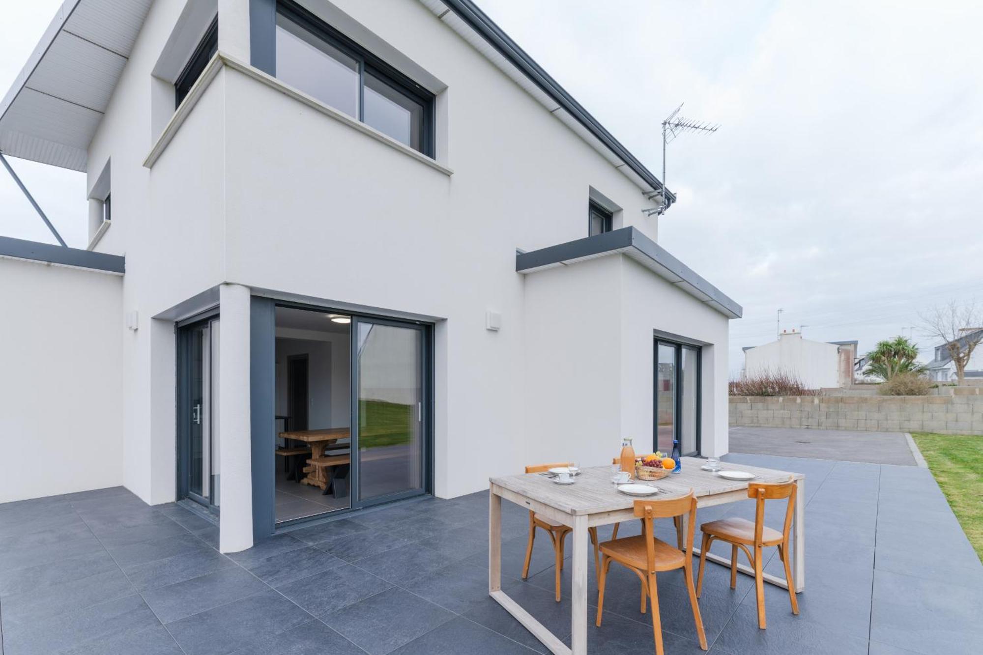 Ker Stivell - Superbe Maison Neuve A 2 Pas De La Mer Landunvez Kültér fotó